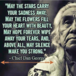 Quote by Chief Dan George about strength.