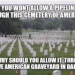 A meme comparing a cemetery to a graveyard.