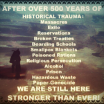 Indigenous resilience after 500 years of trauma.