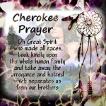 Cherokke Prayer