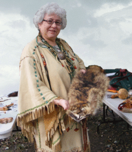 Native American Heritage Programs Carla & nanum (raccoon)